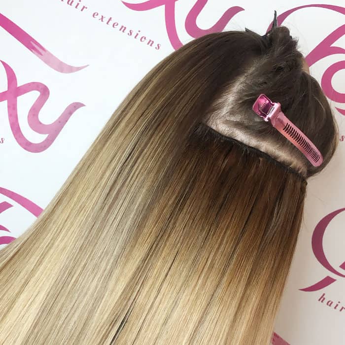 Human hair outlet extensions uk weft